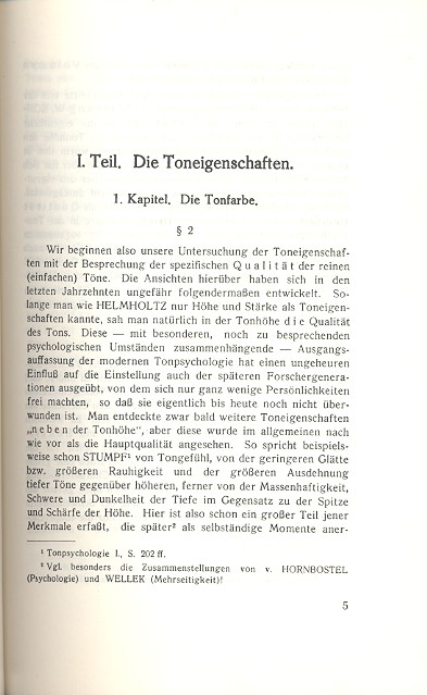 Zur Psychologie der Toneigenschaften