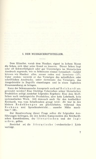 Johann Friedrich Reichardt als Musikästhetiker 
