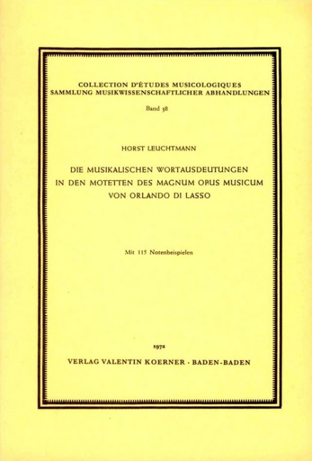 Die musikalischen Wortausdeutungen