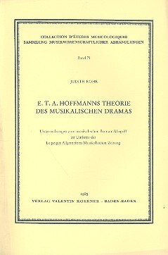 E.T.A. Hoffmanns Theorie des