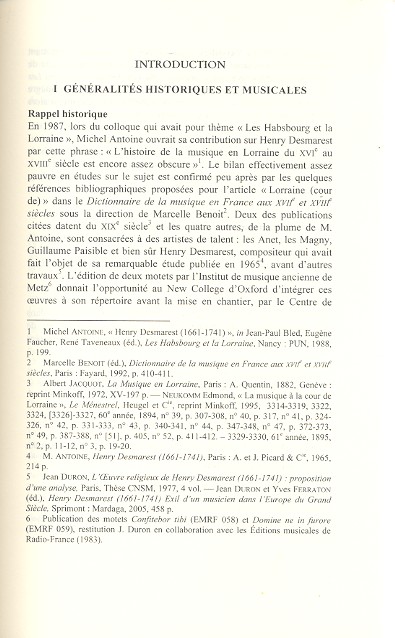 Musique en lorraine aux XVIIE et