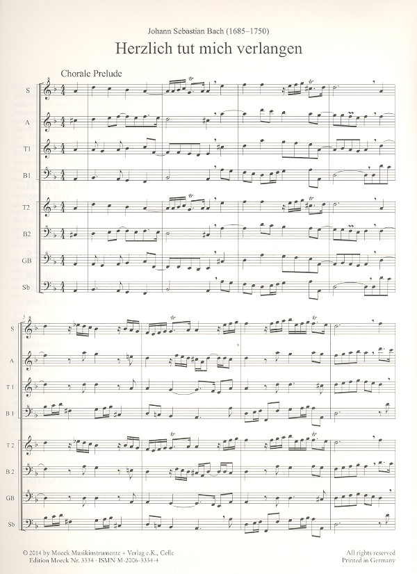 3 Chorale Preludes and Chorales
