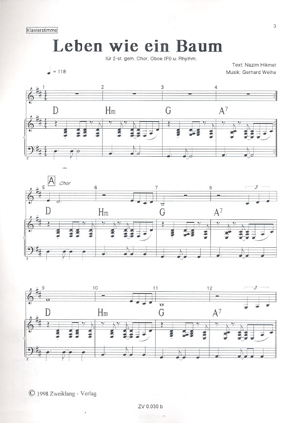 Leben wie ein Baum für gem