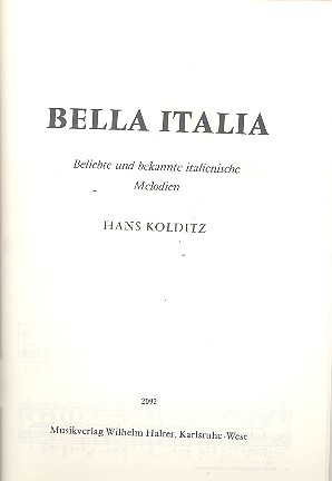 Bella Italia: Beliebte und