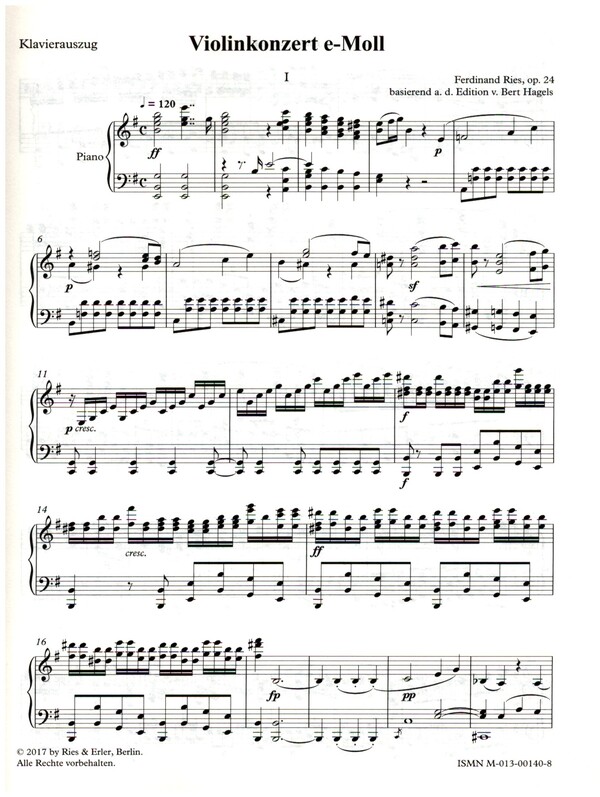 Violinkonzert e-Moll op.24