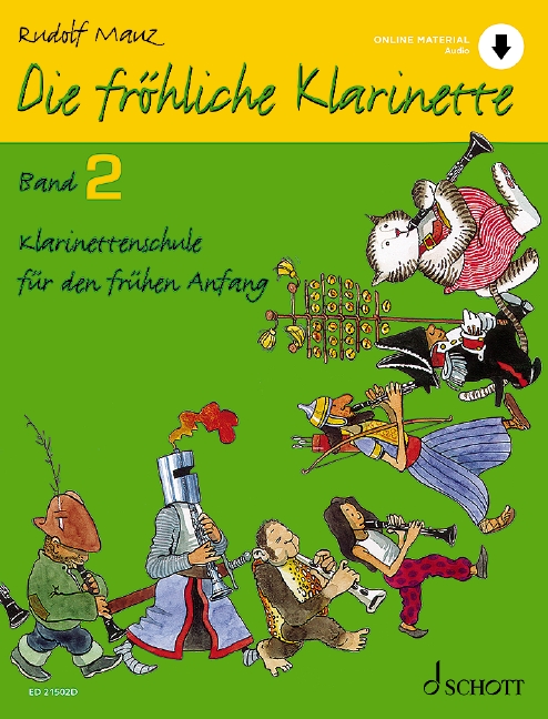 Die fröhliche Klarinette Band 2 (+online material)