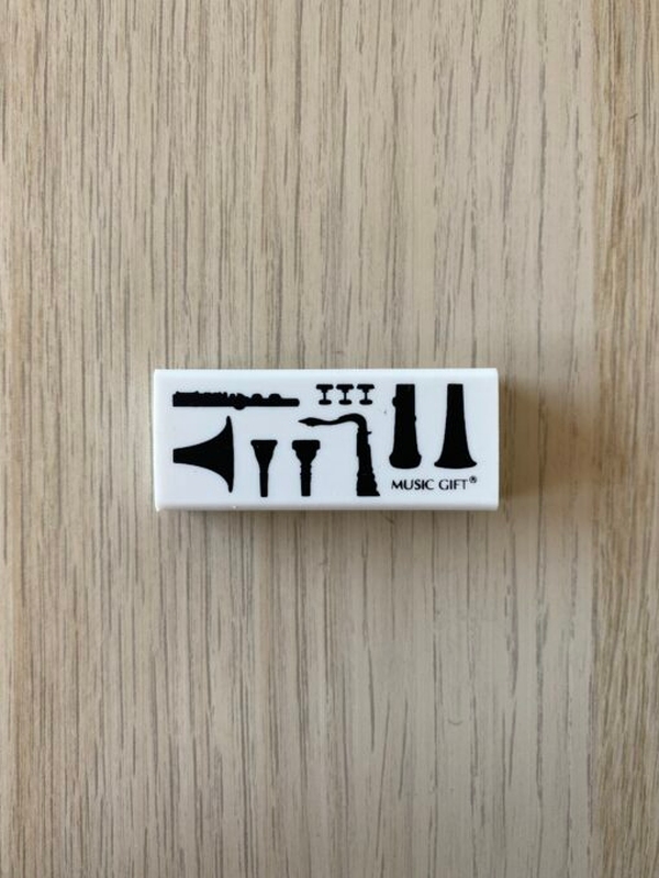 Radiergummi Blasinstrumente 5,5 x 1,5 x 2,5cm