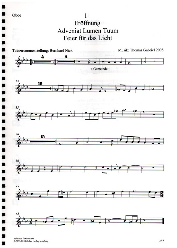 Adveniat lumen tuum - Dein Licht soll kommen!