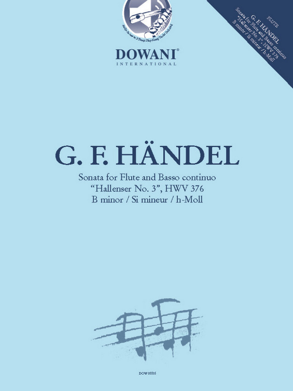 Sonata 'Hallenser no.3' h-Moll HWV376 (+Online Audio)