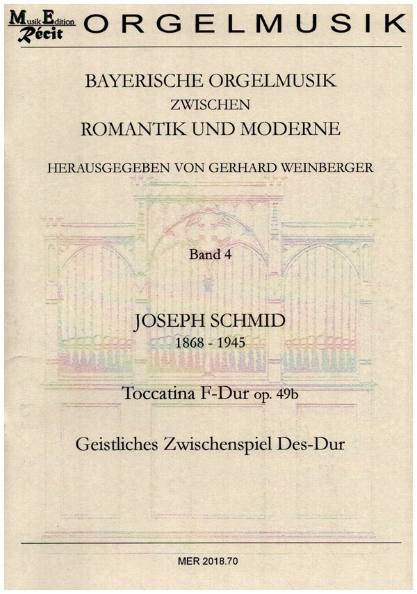 Toccatina F-Dur op.49b und Geistliches Zwischenspiel Des-Dur