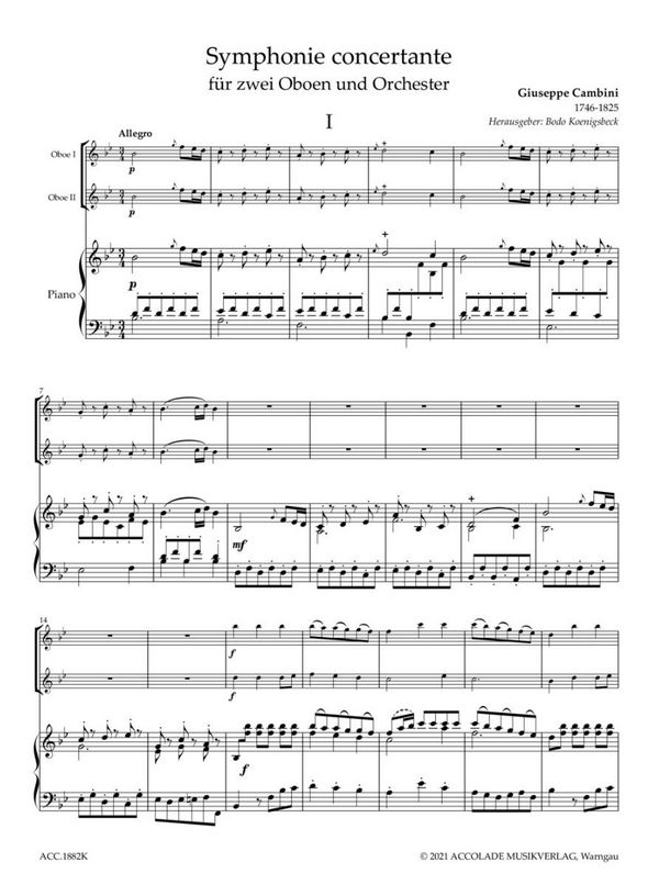 Symphonie concertante B-Dur