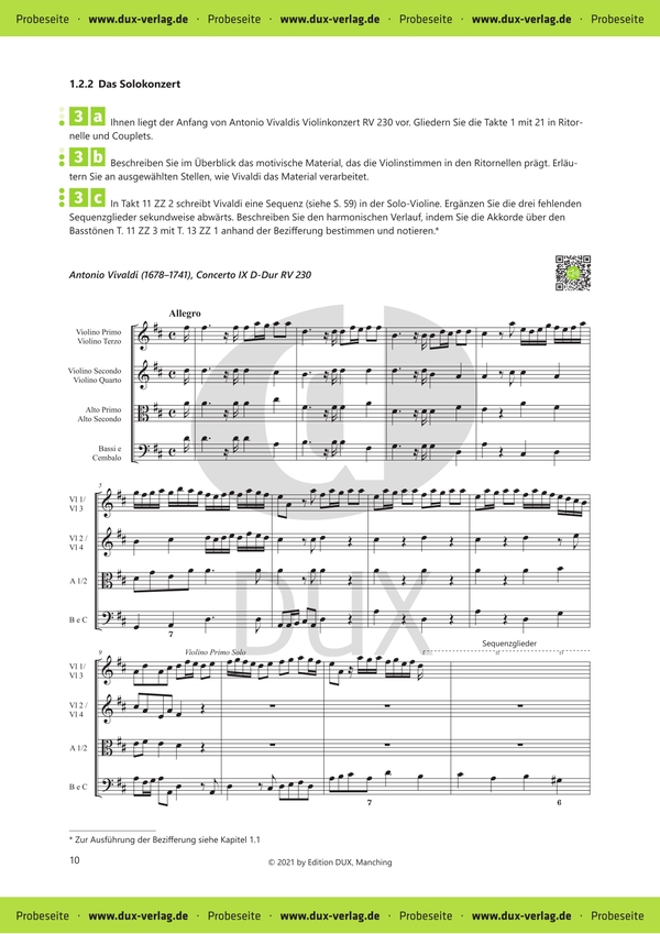 Basis Musik Jahrgangsstufe 9/10 (+QR-Codes)