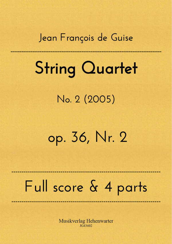 String Quartet op.36 Nr.2