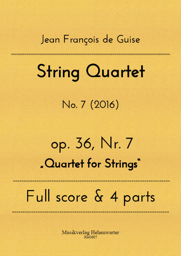 String Quartet op.36 Nr.7