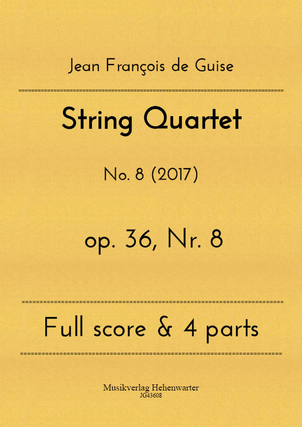 String Quartet op.36 Nr.8