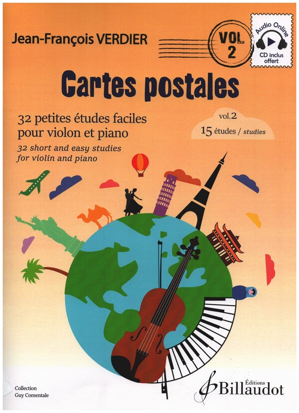 Cartes postales vol.2 (no.18-32) (+CD +Online Audio)