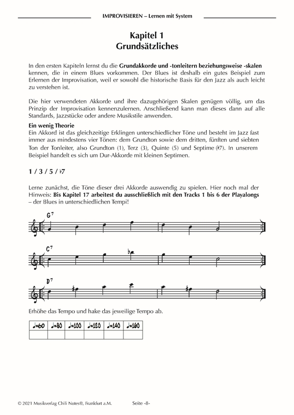 Improvisieren - Lernen mit System Band 1 (+CD)