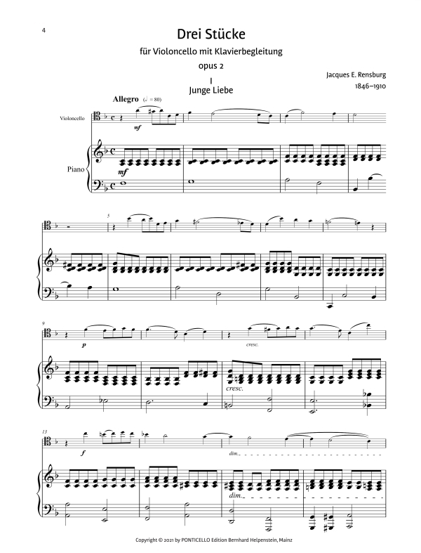 3 Stücke op.2