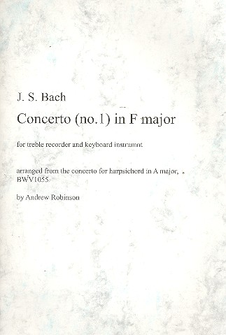 Concerto F major BWV1055