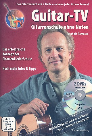 Guitar-TV - Gitarrenschule ohne Noten (+ 2 DVD's)