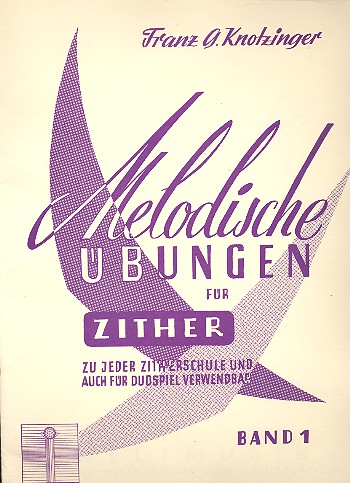 Melodische Übungen für Zither