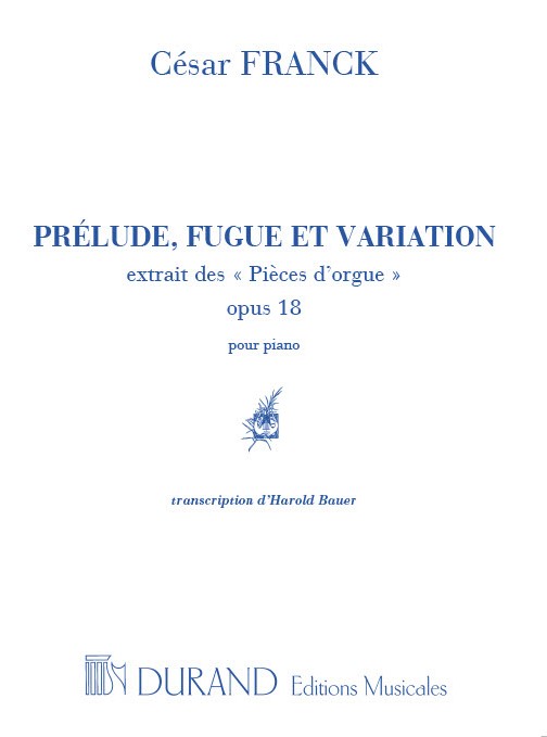 Prélude, fugue et variation op.18