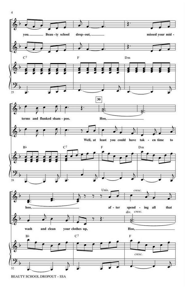 Beauty School Dropout for female