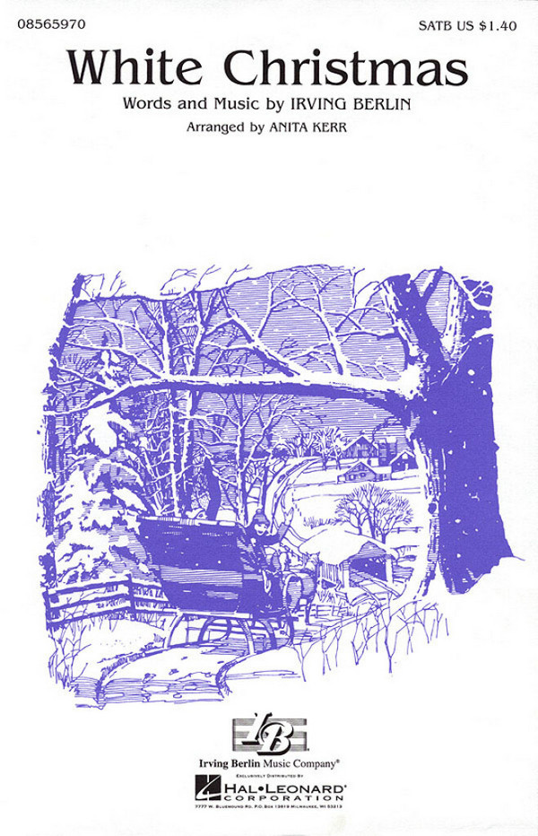 White Christmas for mixed chorus