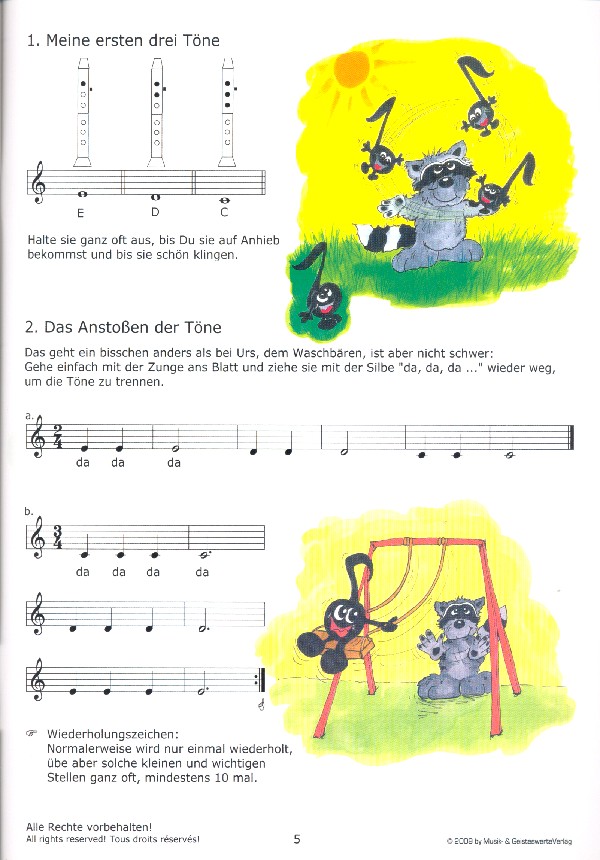 Heiteres Klarinette-Lernen mit