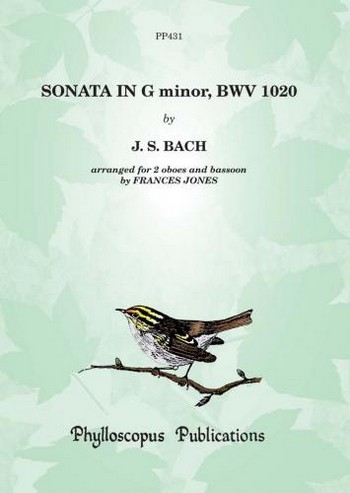 Sonata g minor BWV1020 for 2 oboes and