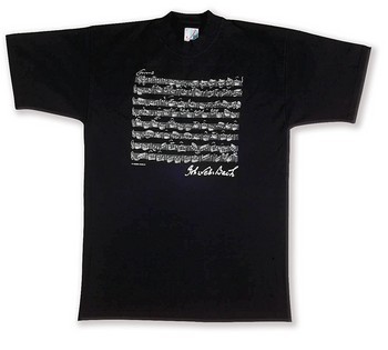 T-Shirt Bach Größe L schwarz