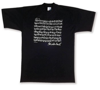 T-Shirt Bach Größe S schwarz