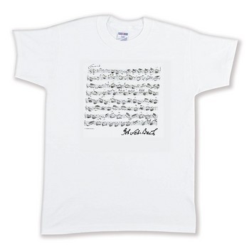 T-Shirt Bach Größe M weiß