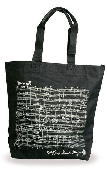 Shopper Mozart schwarz