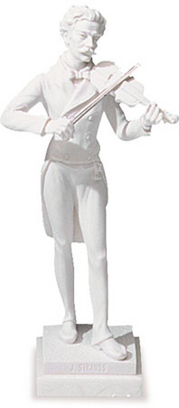Standfigur Johann Strauss 27 cm