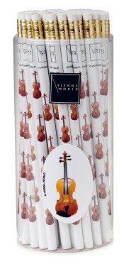 Bleistifbox Geige bunt