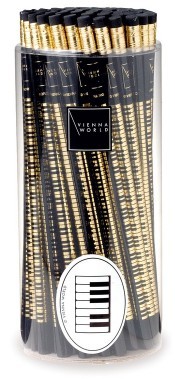 Bleistiftbox Tastatur Schwarz