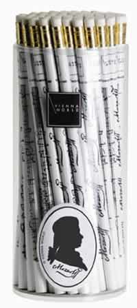 Bleistiftbox Mozart Weiss