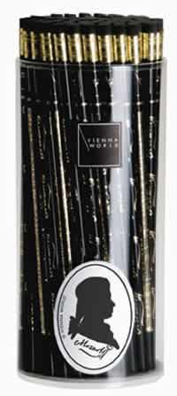 Bleistiftbox Mozart Schwarz