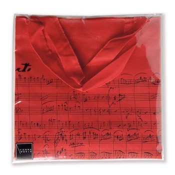 Tragetasche Mozart rot 38 x 40 cm