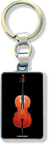Schüsselanhänger Cello