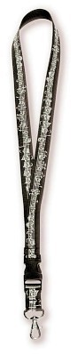 Schlüsselanhänger Halsband schwarz