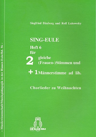 Sing-Eule Band 6 Chorlieder zu Weihnachten