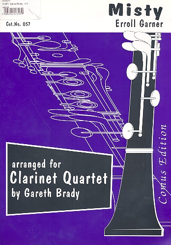 Misty for 4 clarinets
