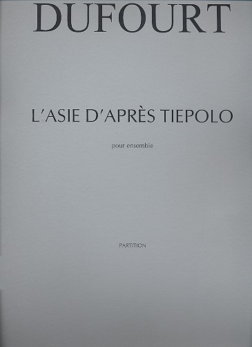 L'Asie d'après Tiepolo