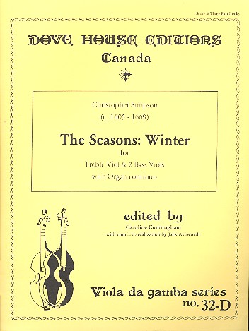 Winter from The Seasons for treble viol and
