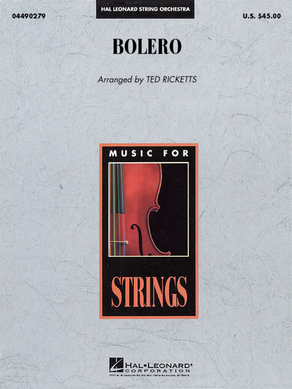Bolero for string orchestra