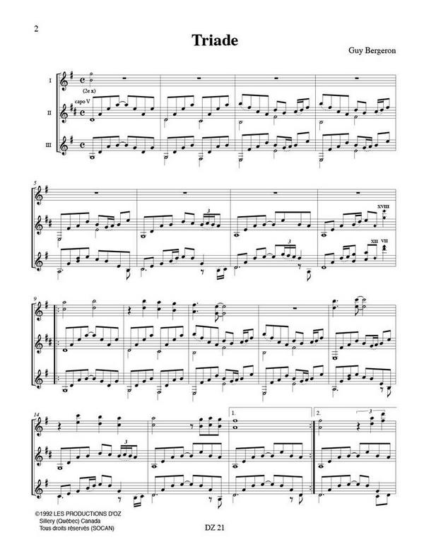 Triade  Ballades impressionistes