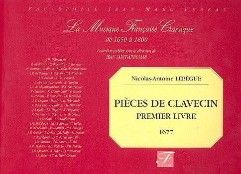 Pièces de Clavecin Premier Livre Facsimile