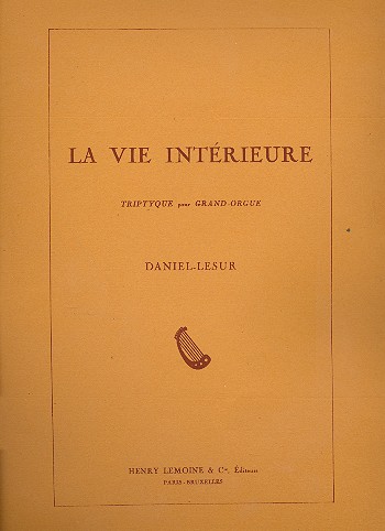 La Vie intérieure triptyque pour